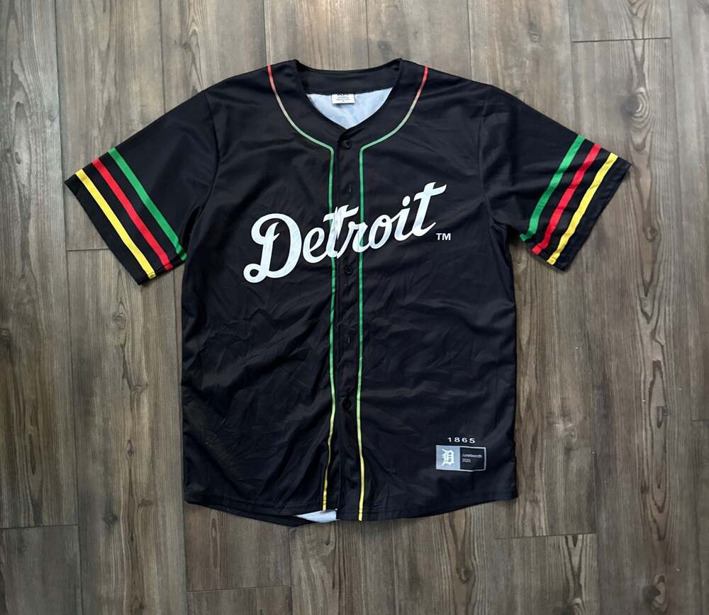 2025 Tigers Juneteenth Jersey Collectible size XL